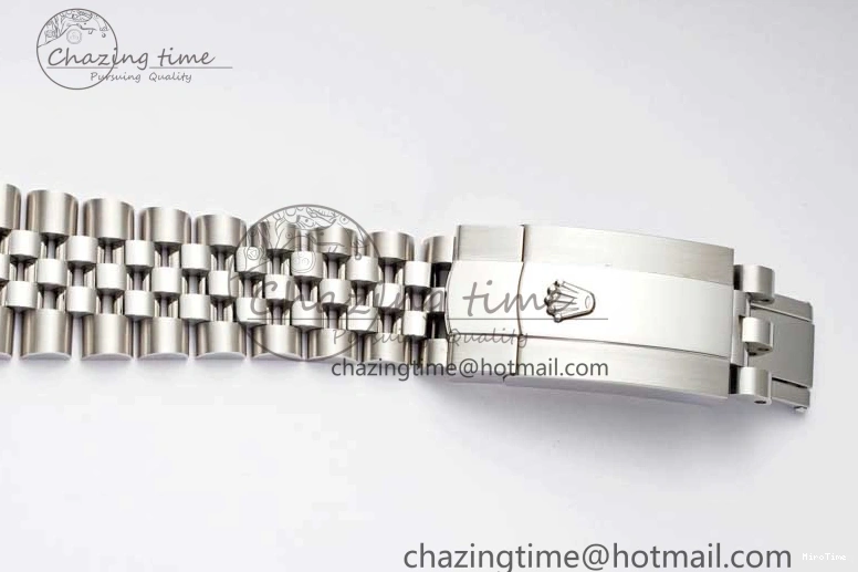 MiroTime 0425 DateJust 36mm SS DIWF 1:1 Best Edition 904L Steel Gray Dial Green Markers on Jubilee Bracelet SA Upgraded 2312